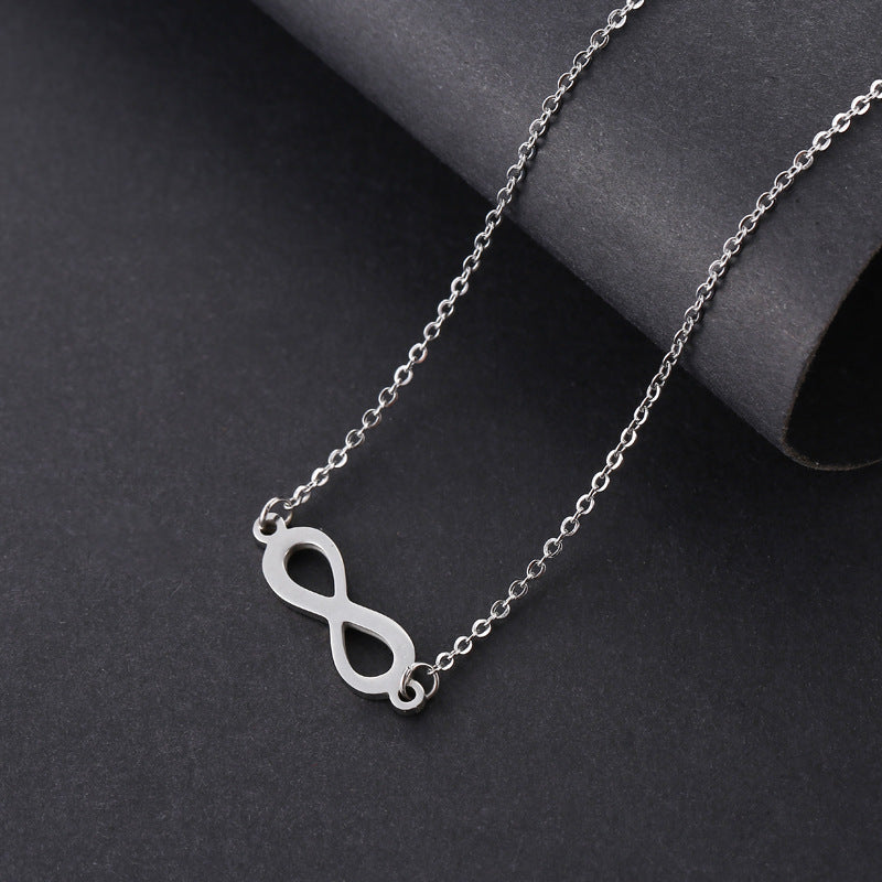 Infinite Women's All-match Digital 8 Necklace