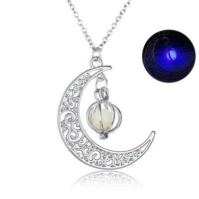 Luminous Moon Stone Healing Necklace  Women's Charm Gift