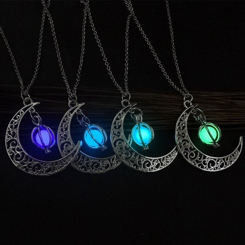 Luminous Moon Stone Healing Necklace  Women's Charm Gift