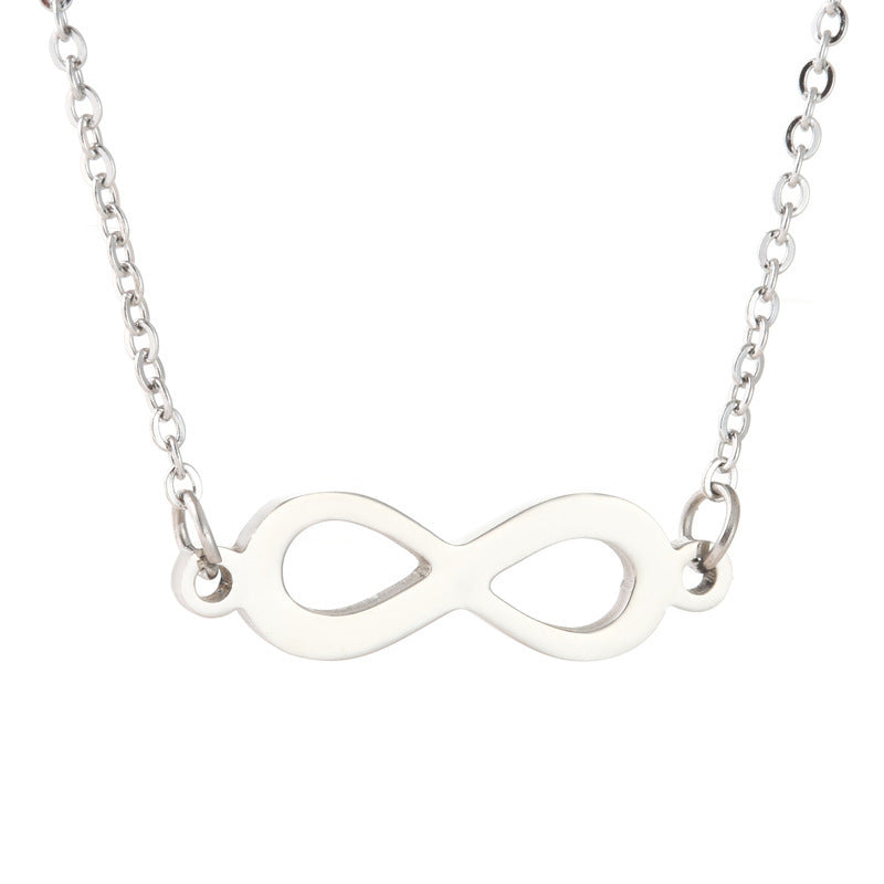 Infinite Women's All-match Digital 8 Necklace