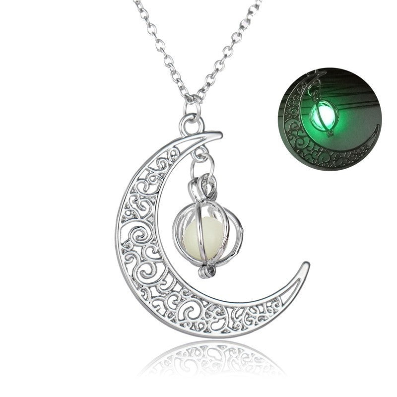 Luminous Moon Stone Healing Necklace  Women's Charm Gift