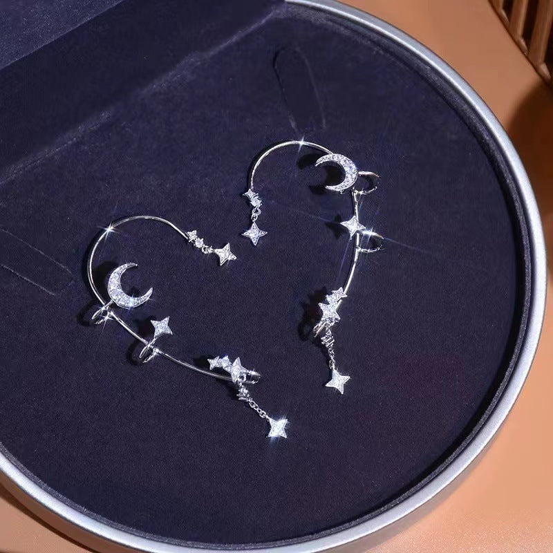 Fairy Star Moon Ear Clips