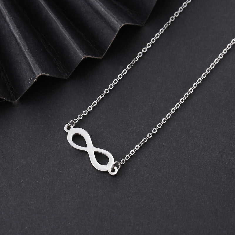 Infinite Women's All-match Digital 8 Necklace