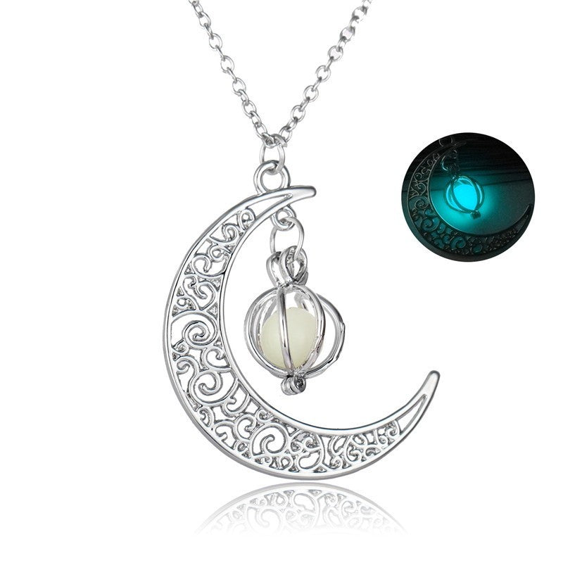 Luminous Moon Stone Healing Necklace  Women's Charm Gift