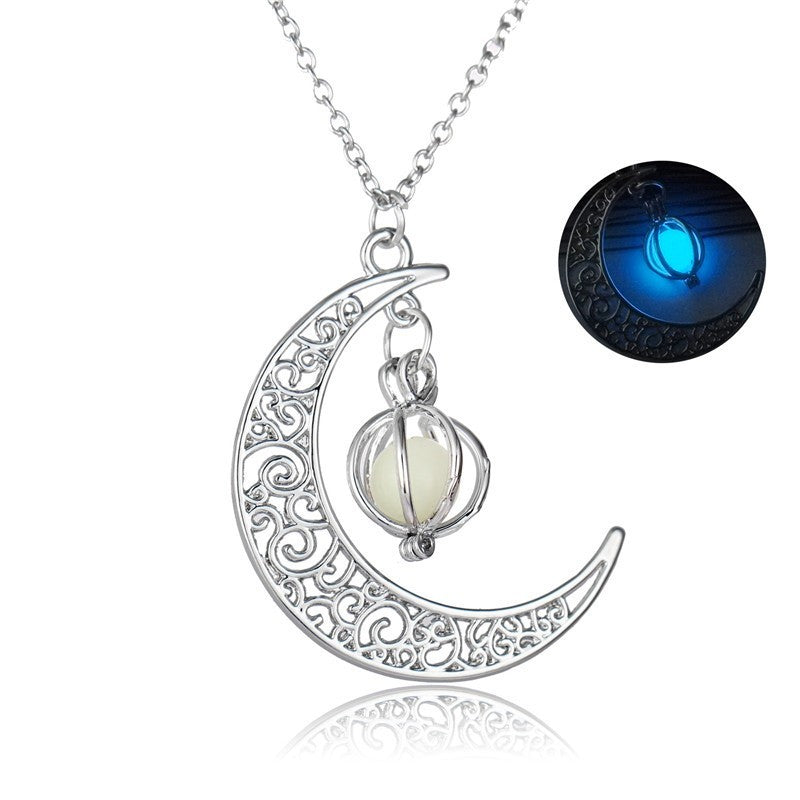 Luminous Moon Stone Healing Necklace  Women's Charm Gift