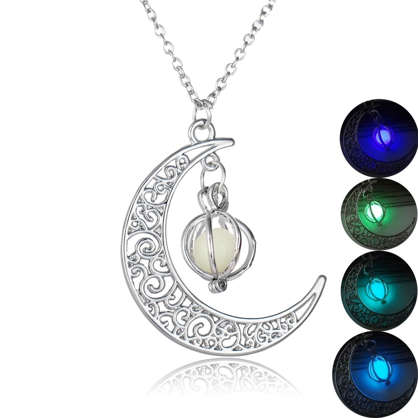 Luminous Moon Stone Healing Necklace  Women's Charm Gift